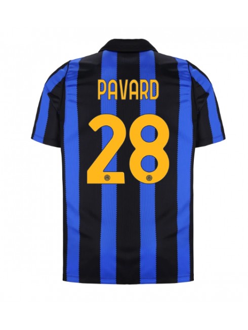 Moški Nogometna dresi replika Inter Milan Benjamin Pavard #28 Domači 2026-27 Kratek rokav Moški Nogometna dresi replika Inter Milan Benjamin Pavard #28 Domači 2026-27 Kratek rokav
